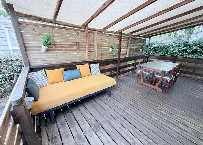 Les Bruyeres 58 - Mobil Dans Familial Piscine Chauffee - Wifi Sainte-Eulalie-en-Born